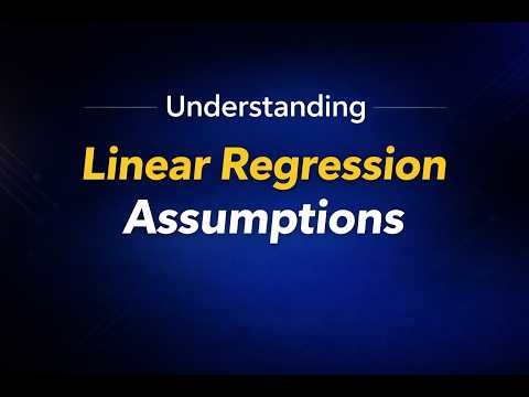 Linear Regression Assumptions Explained (Intuition)
