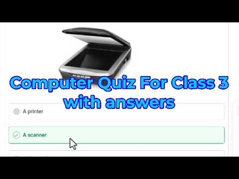 Computer Quiz For Class 3 With answers/Computer Quiz/Computer Fundamental MCQ/Basic Computer MCQs