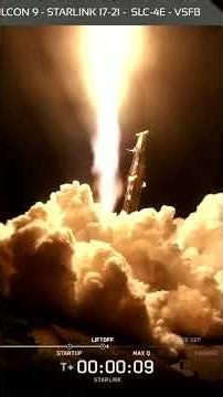 Lift-Off Falcon 9 - Starlink 17-21 - SLC-4E - Vandenberg Space Force Base - April 10, 2026