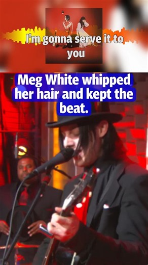 Meg White Never Missed a Beat on Conan 🥁