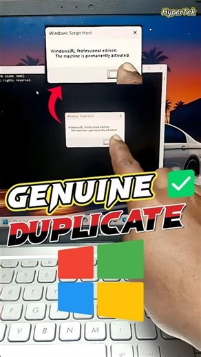 Windows Genuine hai ya Duplicate? 1 Minute mein check kariye! ✅#shorts #windows #tech