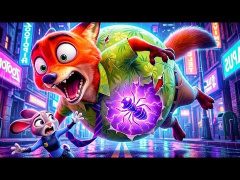 Zootopia 2 | 😱 OMG! Nick Became a Giant Balloon🎈– Alien Mosquito Inside Nick's Tummy