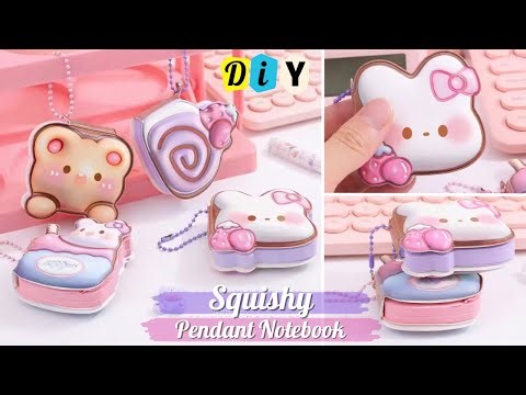 DIY Kawaii Pendant Squishy Notebook | How to Make a Cute Squishy Notebook at Home