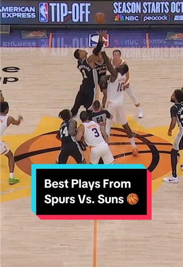Quick rewind, full recap. Here's everything from tonight's @San Antonio Spurs vs. @Phoenix Suns matchup ⏪🏀 #NBA #basketball #Suns #Spurs