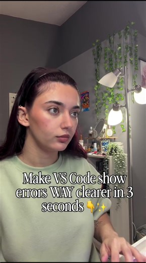A helpful boost for debugging in VS Code: ErrorLens. This extension tells you inline what’s wrong and the severity of the error with highlighting (yellow red) 🎥: @Abigail Ferreira & @devanddesigns on IG #devtok #vscode #debugging