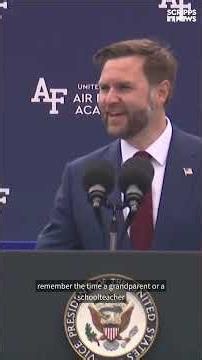 Vice President JD Vance speaks at Air Force Academy graduation