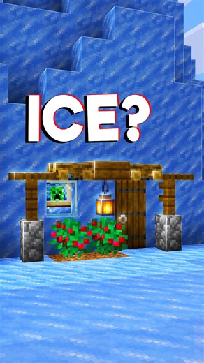 Minecraft Survival Ice Base....🤔 (Payphone) #minecraft #shorts