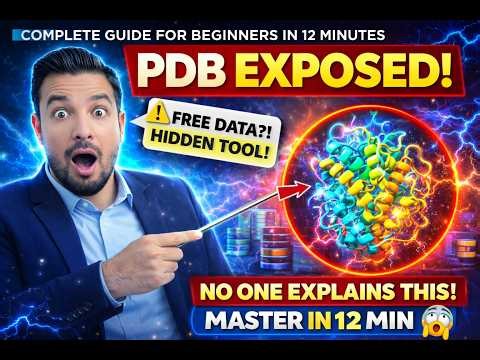 Protein Data Bank (PDB) Full Tutorial | Complete Guide for Beginners in 12 Minutes