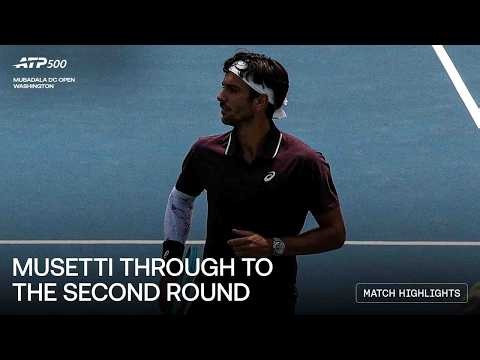 Lorenzo Musetti vs Matteo Arnaldi Highlights | Washington D.C. 2026 Round 1