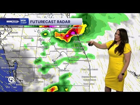 WPTV First Alert Weather Forecast for Afternoon of Monday, May 11, 2026
