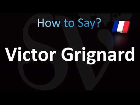 How to Pronounce ''Victor Grignard'' Correctly! (French)