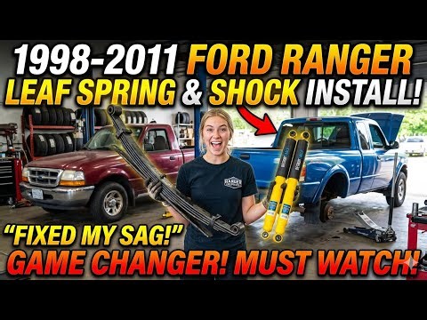 1998-2011 Ford Ranger Leaf Springs & Rear Shock install 