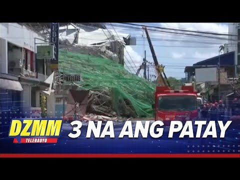 Death toll in Angeles City building collapse rises to 3 | DZMM TeleRadyo
