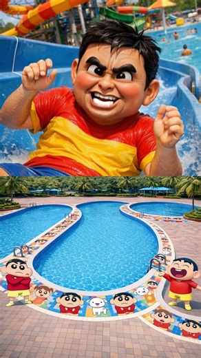 Ai, Show me Shinchan Waterpark #shorts