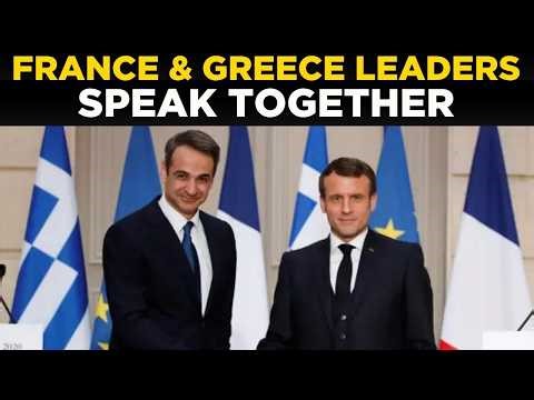 World News LIVE: France & Greece UNITE — Macron & Mitsotakis Press Conference UNDERWAY