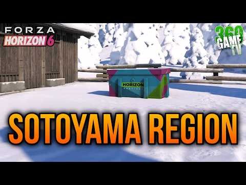 Forza Horizon 6 Treasure Hunt Sotoyama Region Location Guide Winter Festival Playlist