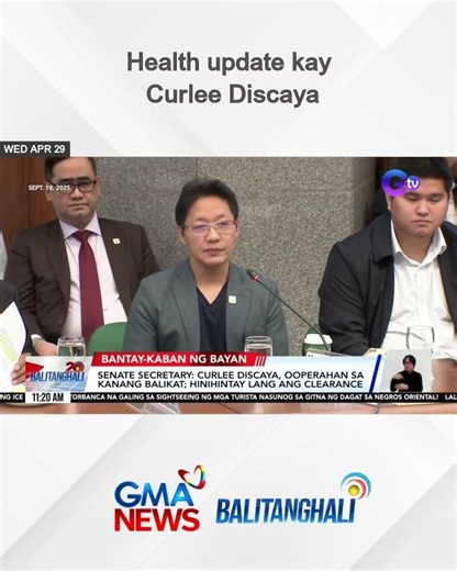 Health update kay Curlee Discaya | Balitanghali