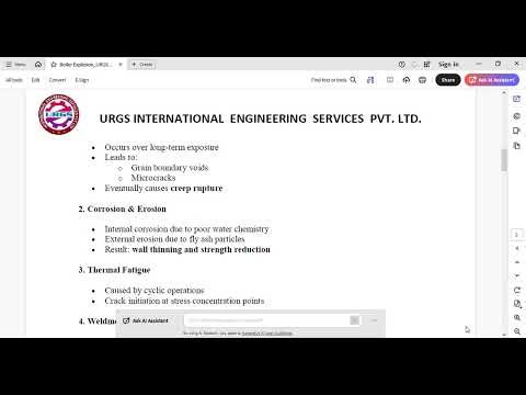 Boiler Explosion Analysis | Root Causes, Metallurgical Failures & Prevention Strategies | URGS