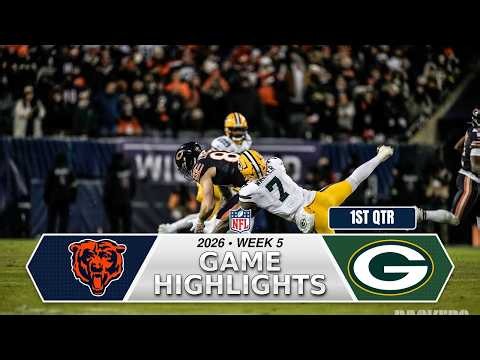 Green Bay Packers vs Chicago Bears Game Highlights 1st-Qtr | Oct 11, 2026 NFL Week 5