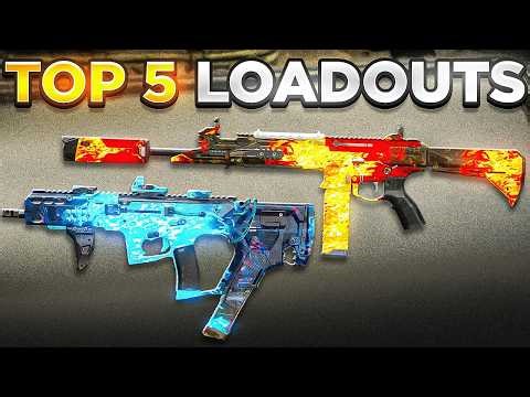 TOP 5 *META* LOADOUTS after UPDATE! 👑 (Best Warzone Class Setup)