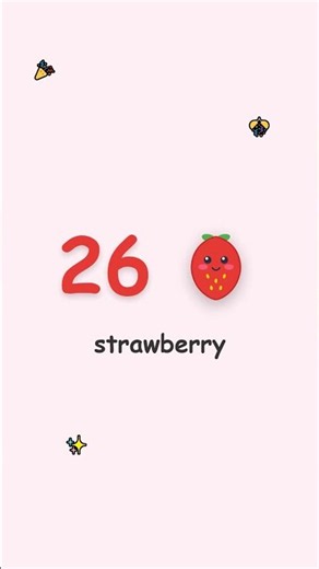 Count to 26 | Numbers for Kids #Shorts