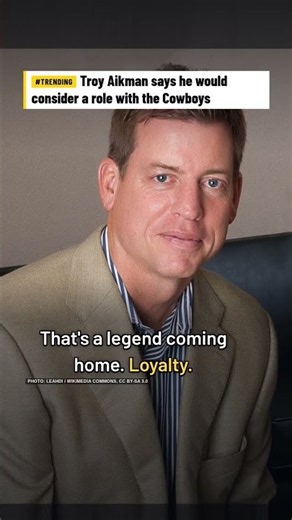 Troy Aikman: He'd Consider a Cowboys Role, No Job Named