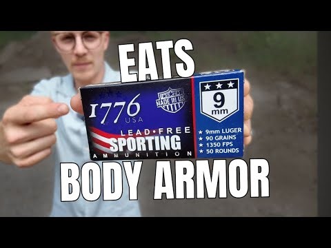 0% Lead Ammo: Destroys Body Armor