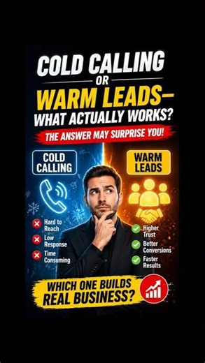 Cold Calling vs Warm Leads – What Works in Sales? #SalesStrategy