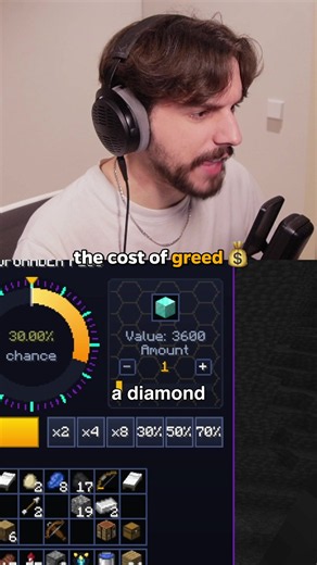 The cost of greed in Minecraft Upgrader 💀 | minecraft