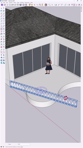 Master Smooth Balcony Rails with SketchUp Techniques