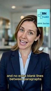 APA 7 Paper Format Explained (Title Page, Abstract, References) #nursing #apa #apa7 #researchpaper