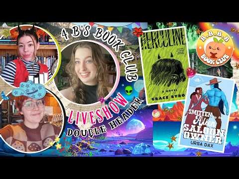 Herculine & Smitten by the Alien Saloon Owner LIVESHOW | 4 B's book club💀💖