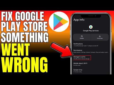 How To Fix Google Play Store Something Went Wrong (2026)