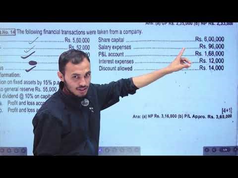 Profit & Loss Account and Profit & Loss Appropriation Account // Class 12 Final Account part 4