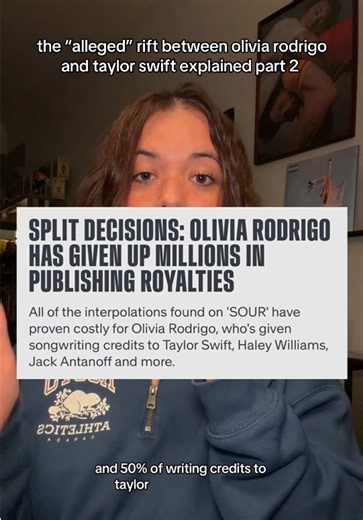 the “alleged” rift between olivia rodrigo and taylor swift explained part 2