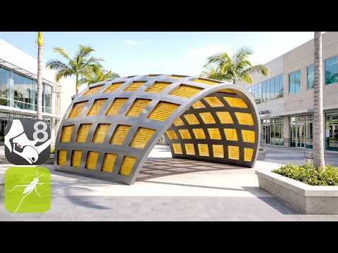 Pavilion Arched Structure Design Grasshopper for Rhino Parametric Script and Full Length Tutorial