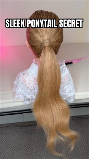 The sleek ponytail secret nobody teaches #shorts
