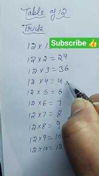 table trick 🧮 #viral #trending #shorts #mathpuzzle #mathstricks #mathproblem #maths #gcse #table