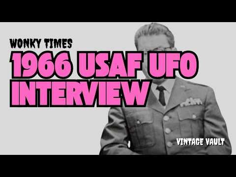 1966 USAF UFO Interview | Official Project Blue Book Records