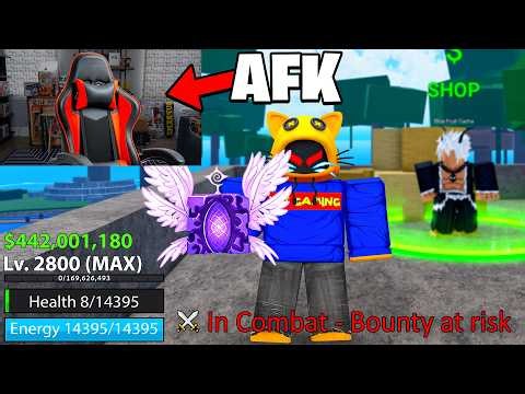 Pretending To Be AFK Holding Celestial Fruit.. Blox Fruits