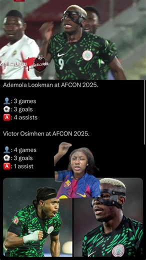 Victor Osimhen vs Lookman: AFCON 2025 Highlights