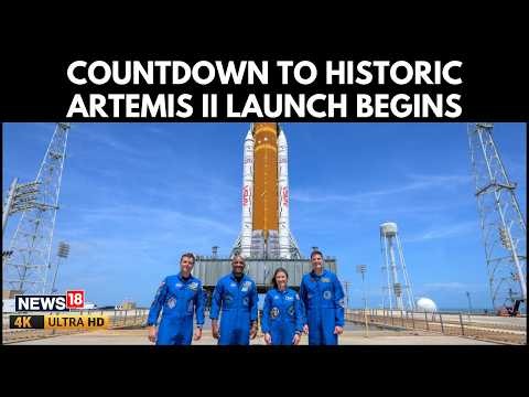 NASA Prepares Artemis II Launch, First Crewed Moon Mission Since 1972 Nears Liftoff | N18G | 4K