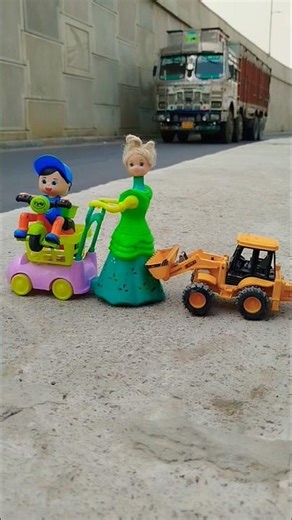 Remote Control Scooty Girl And Monkey Scooter Unboxing And Testing Short 🧸🥰🥰