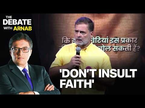 'Rahul’s Manusmriti Remark Hurts Hindu Faith': BJP’s Nalin Kohli | Debate With Arnab