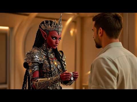 The Alien Queen Saw My Old Medal — "You Fought in That War?" She Whispered