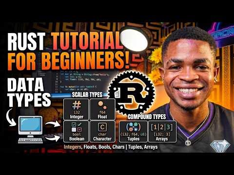 Rust Data Types Explained for Beginners | Integers, Floats, Boolean, Char, Str | Rust Tutorial
