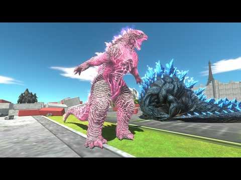 Evolved Godzilla Final rescue Godzilla 2014 squad and defeat Godzilla Earth, epic Godzilla battle