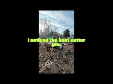 Splitting a big piece of wood and bending my first pin