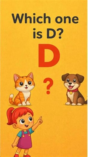 Which One Is D? 🐕 Learn Alphabet D for Kids | Preschooler #alphabetforkids #kidseducation