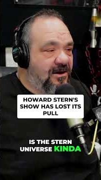 What happened to the Howard Stern Show? #howardstern #radio #debate